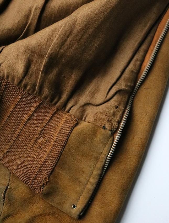 80-90's euro vintage 本革 ヌバック レザージャケット MIXED BLUES】ヴィンテージ ヌバックレザージャケット【1990's