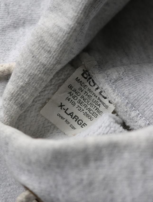 90s REVERSE WEAVE TYPE USMA SWEAT PARKA MADE BY BISTEX USA