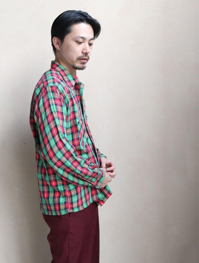 50s NORRIS CASUALS COTTON SHIRTS SIZE L | Vintage Checkered