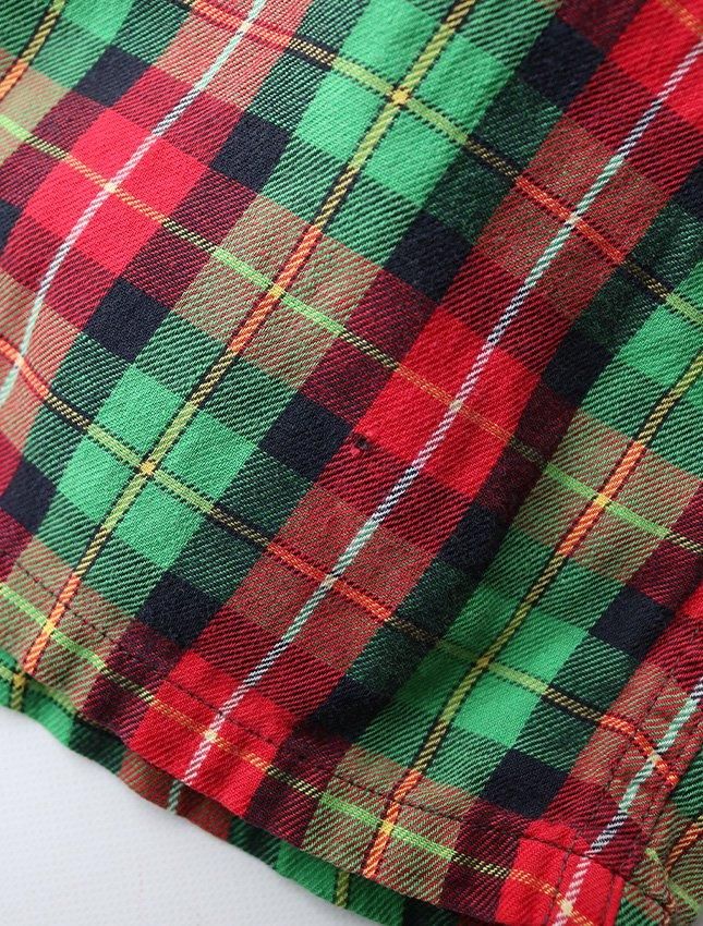 50s NORRIS CASUALS COTTON SHIRTS SIZE L | Vintage Checkered