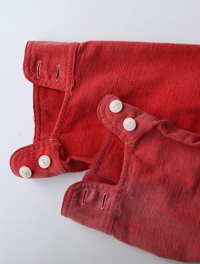 40s BIG YANK DELUXE PULL OVER RED FADE FLANNEL SHIRT | SIZE 40s BIG YANK DELUXE PULL OVER RED FADE FLANNEL SHIRT | SIZE