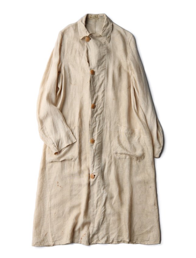 1920s ANTIQUE LINEN DUSTER COAT | MADE IN CHICAGO - MATIN, VINTAGE  OUTFITTERS ビンテージ古着 富山