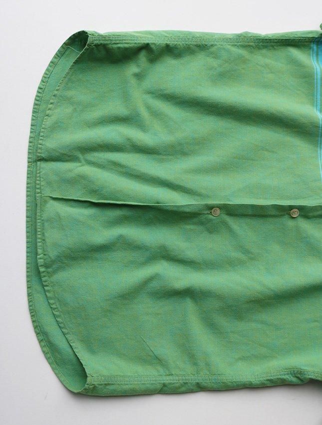 50s PENNEYS TOWN CRAFT COTTON WIDE BORDER B/D SHIRT | サイズ