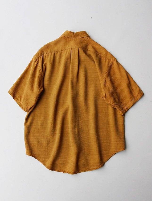 50s 60s ヴィンテージ リボン 半袖 シャツ ギャザー 古着 レトロ
