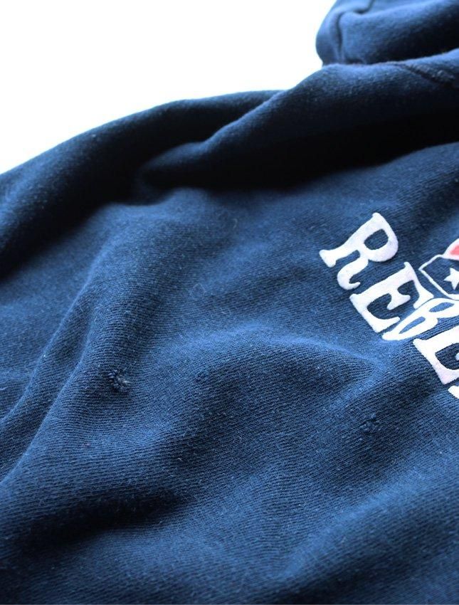 70s CHAMPION COLOR FLOCKY PRINT SHORT SLEEVE SWEAT SHIRT | SIZE L