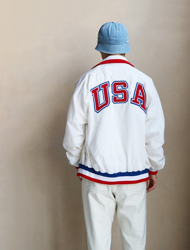 80s CHAMPION ナイロンジャケット | USA TEAM - MATIN, VINTAGE OUTFITTERS ビンテージ古着 富山