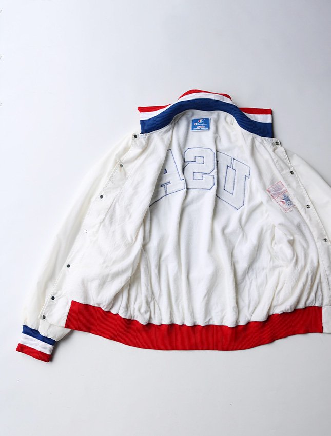 80s CHAMPION ナイロンジャケット | USA TEAM - MATIN, VINTAGE OUTFITTERS ビンテージ古着 富山