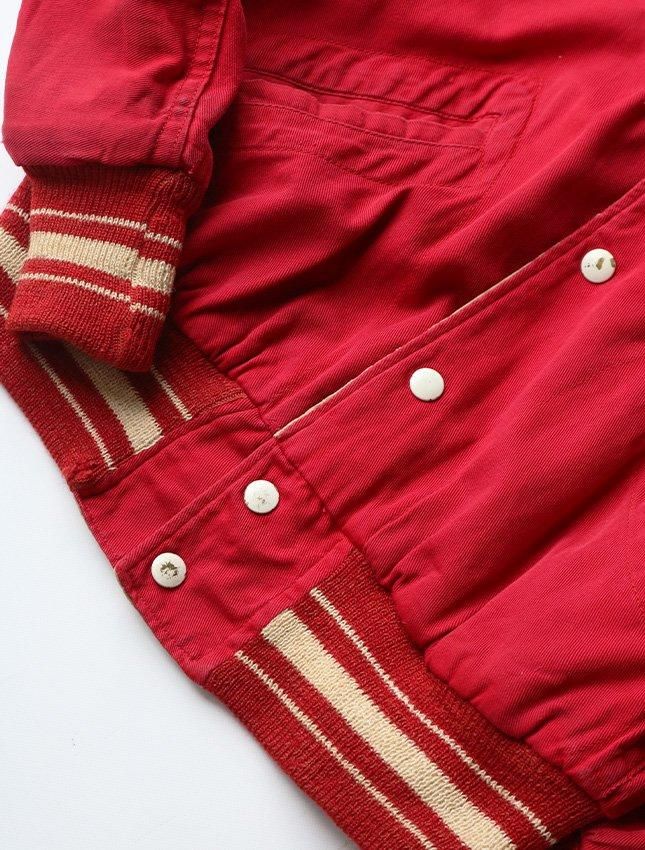 50S-60S ヴィンテージファブリック切り替え サテンリブジャケット 20221223-4832-zd6sbl.jpg