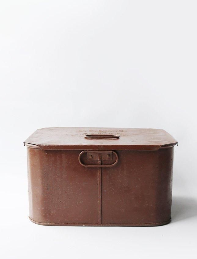 40s US ARMY スチールボックス | 蓋付き - MATIN, VINTAGE