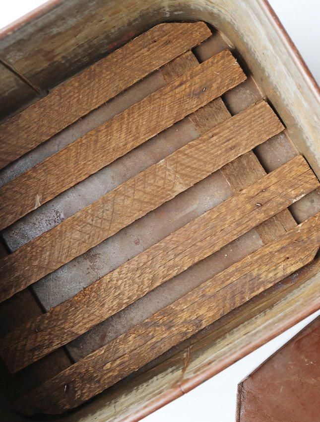 40s US ARMY スチールボックス | 蓋付き - MATIN, VINTAGE OUTFITTERS