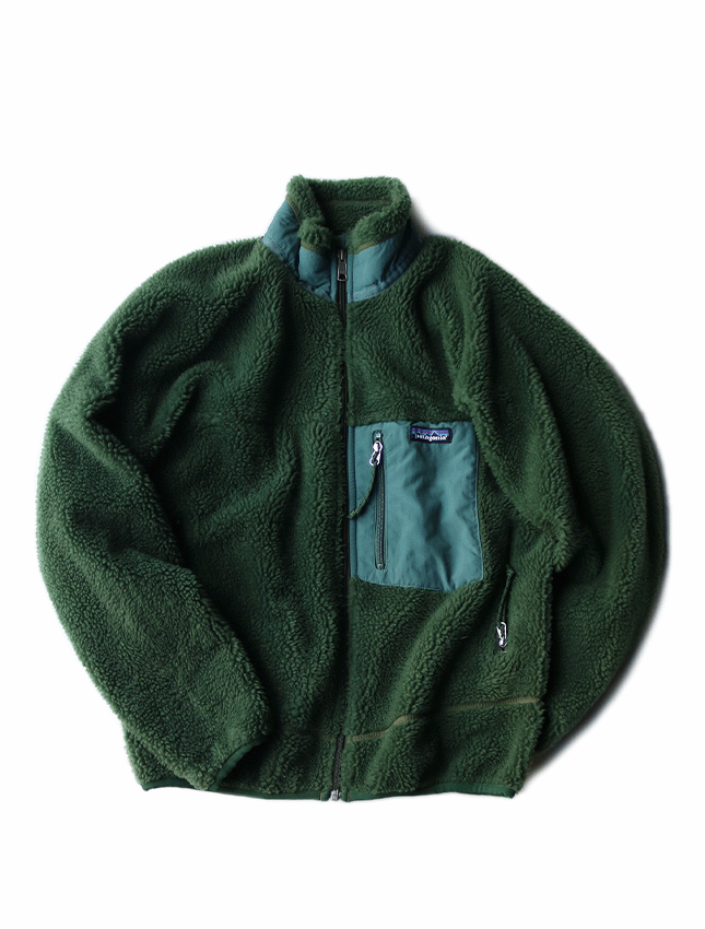 90s Patagonia Retro X | モスグリーン S | USA製 - MATIN 90s Patagonia Retro X | モスグリーン S | USA製 - MATIN