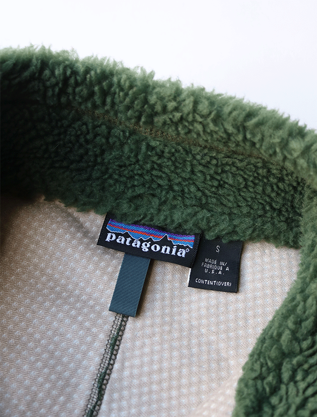 90s Patagonia Retro X | モスグリーン S | USA製 - MATIN 90s Patagonia Retro X | モスグリーン S | USA製 - MATIN