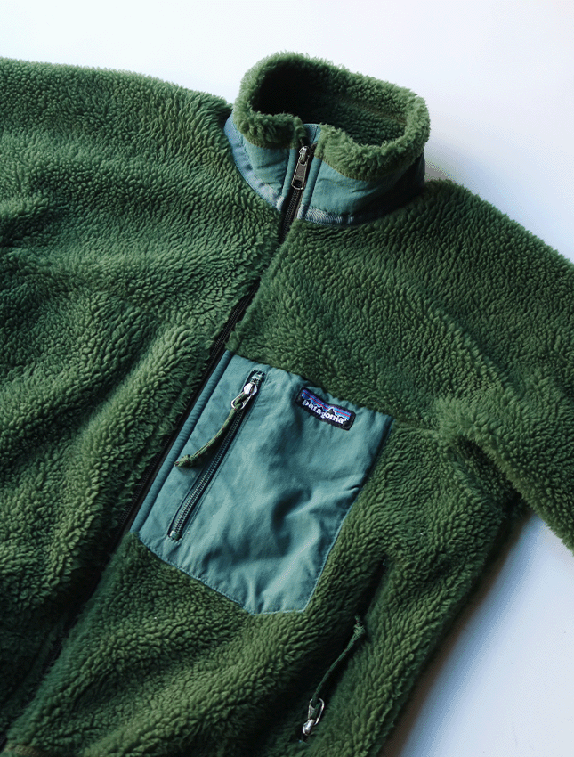 90s Patagonia Retro X | モスグリーン S | USA製 - MATIN 90s Patagonia Retro X | モスグリーン S | USA製 - MATIN