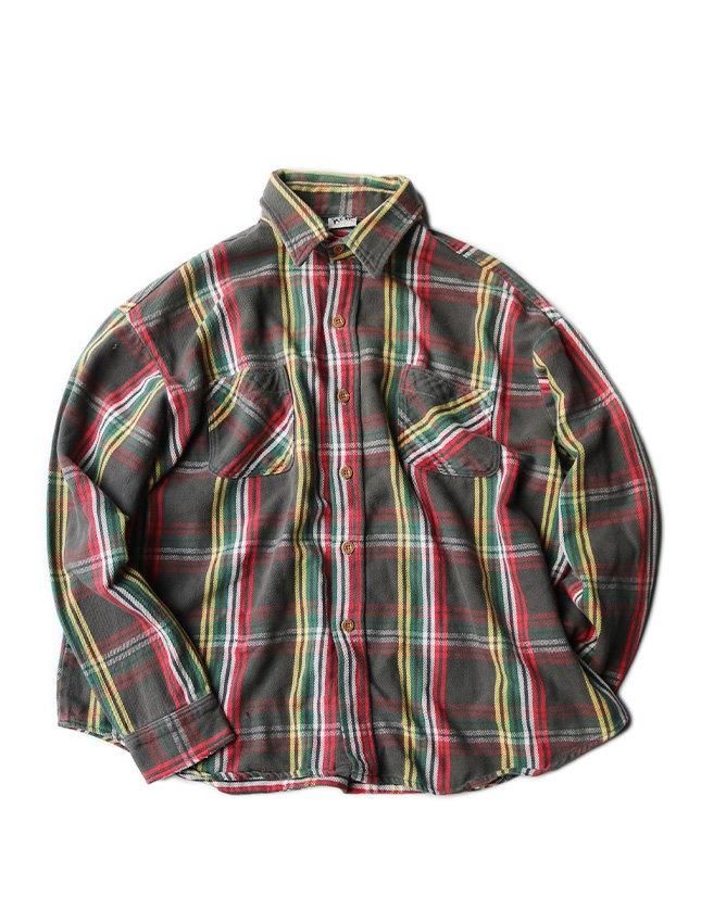 80's BIG MAC HEAVY FLANNEL SHIRT USA XL