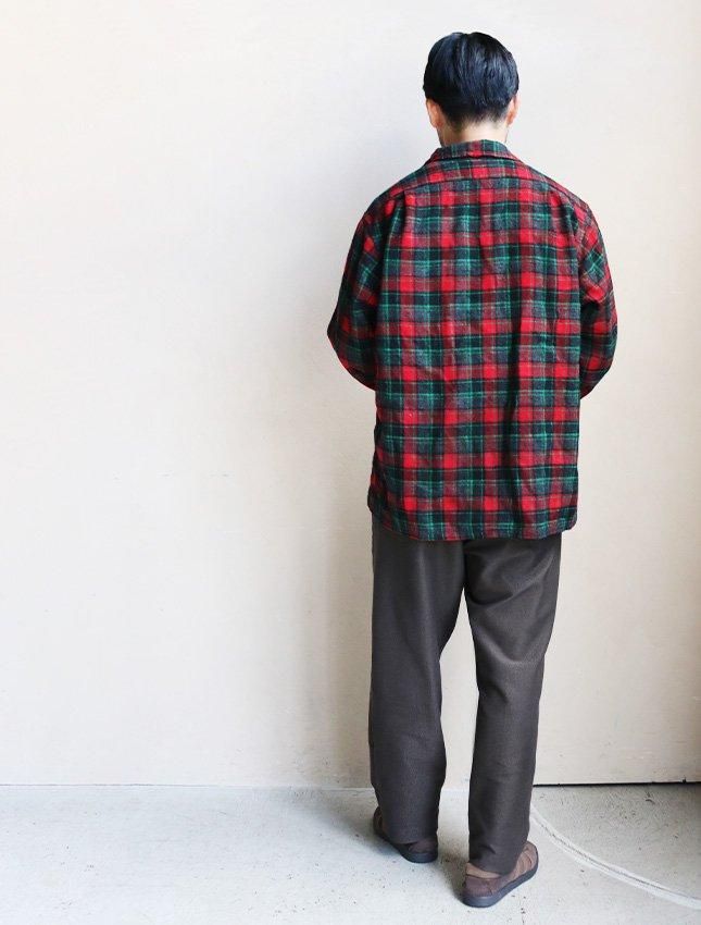 【年始限定セール中！】60s PENDLETON 開襟シャツ マスタード 60年代 60s ペンドルトン ベージュ 長袖│ヴィテージ古着屋Feeet