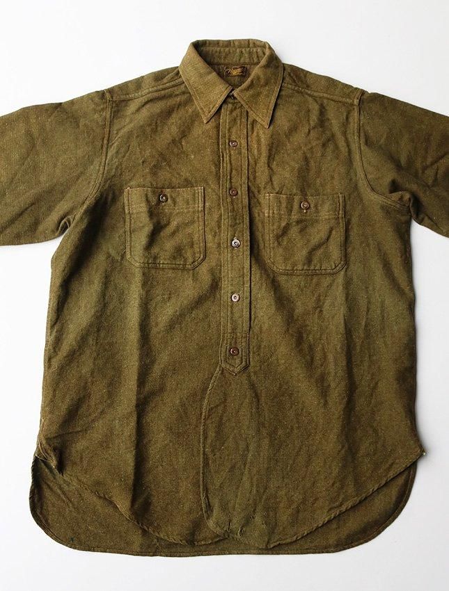 30sウールワークシャツ | THE RACINE - MATIN, VINTAGE OUTFITTERS