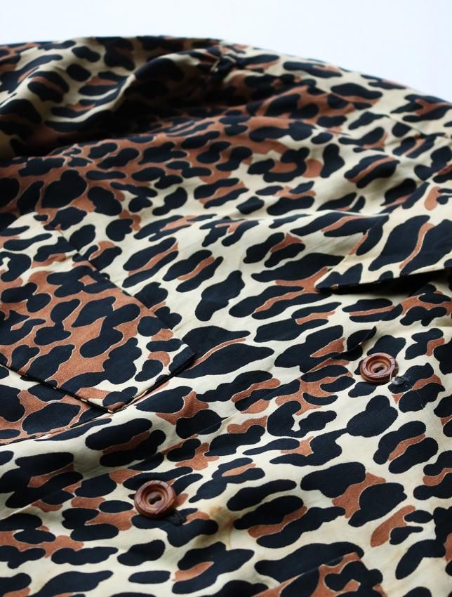 50s ARTVOGUE レオパードシャツ | 新春販売 - MATIN, VINTAGE