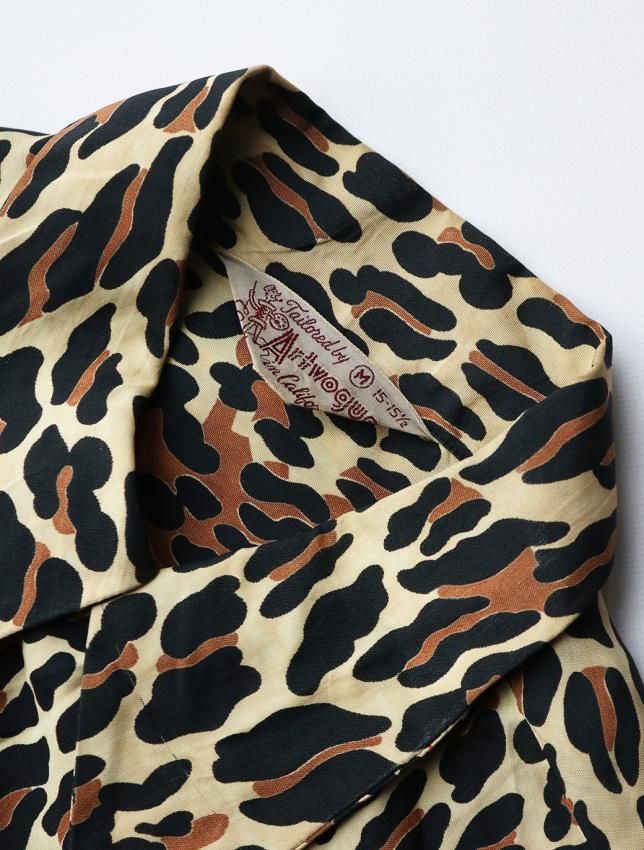 50s ARTVOGUE レオパードシャツ | 新春販売 - MATIN, VINTAGE