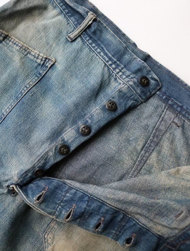 40s USNAVY ワークパンツ ミリタリー ヴィンテージデニム 40s デニムワークパンツ USNAVY ミリタリー