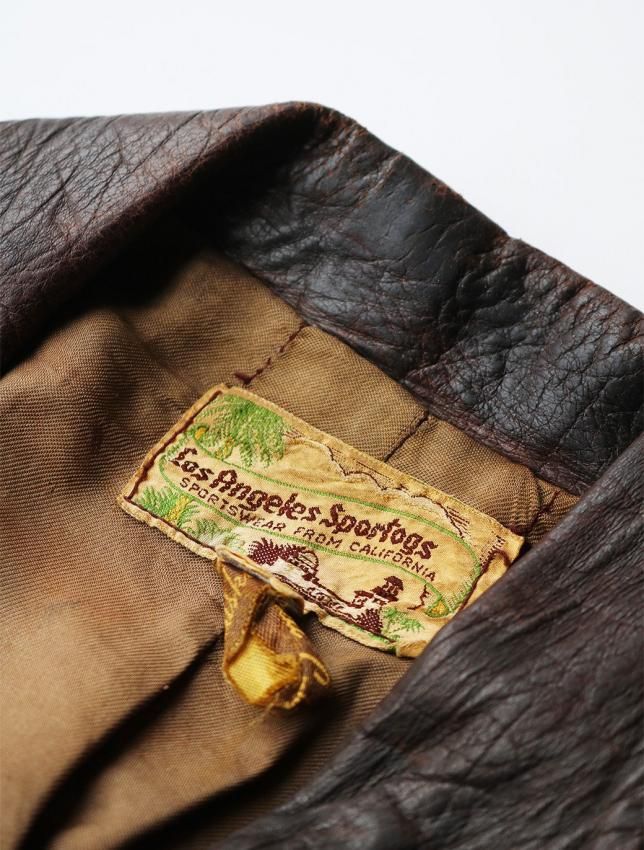 LOS ANGELES SPORTOGS | レザージャケット - MATIN, VINTAGE