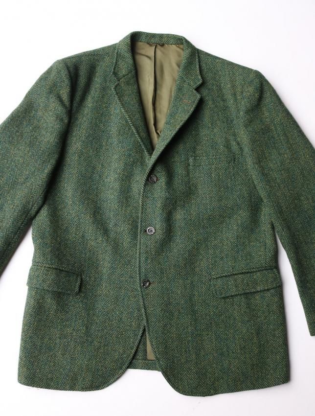 【CURRENTAGE】Coated Tweedハリントンジャケット CCL Burberry's ツイードハリントンジャケット - Fresh Service