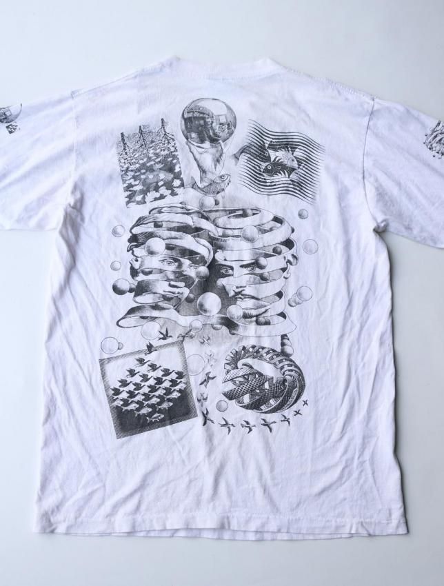 90s エッシャー　Tシャツ　XL USA製　ロンT 美品 90sエッシャーTシャツ|XL - MATIN, VINTAGE OUTFITTERS
