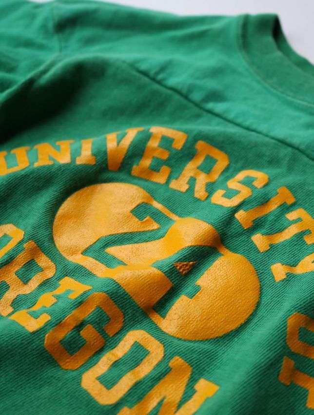 70s CHAMPION FOOTBALL TEE | オレゴン大学 - MATIN, VINTAGE