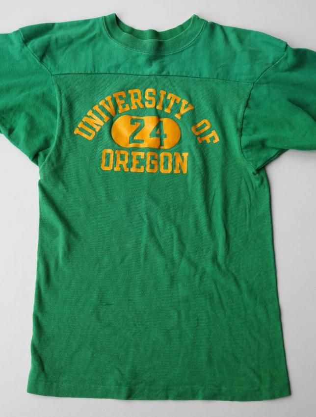 70s CHAMPION FOOTBALL TEE | オレゴン大学 - MATIN, VINTAGE