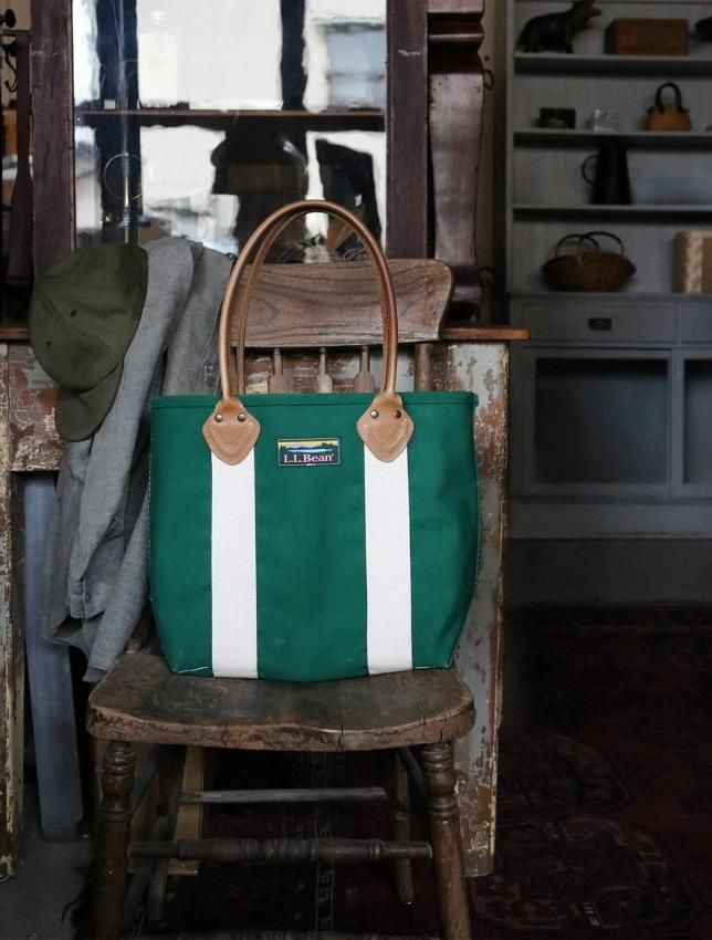 90s L.L.BEAN トートバッグ | レザー ハンドル - MATIN, VINTAGE
