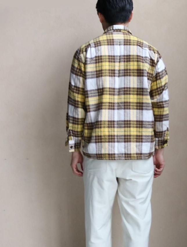 50s PENNEY'S TOWNCRAFT | コットンネルシャツ - MATIN, VINTAGE