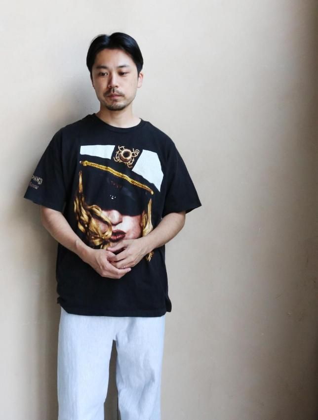 ビンデージ 90s マドンナ 半袖 シャツ ブラック 黒 ツアーティシャツ 90s MADONNA マドンナヴィンテージTシャツ