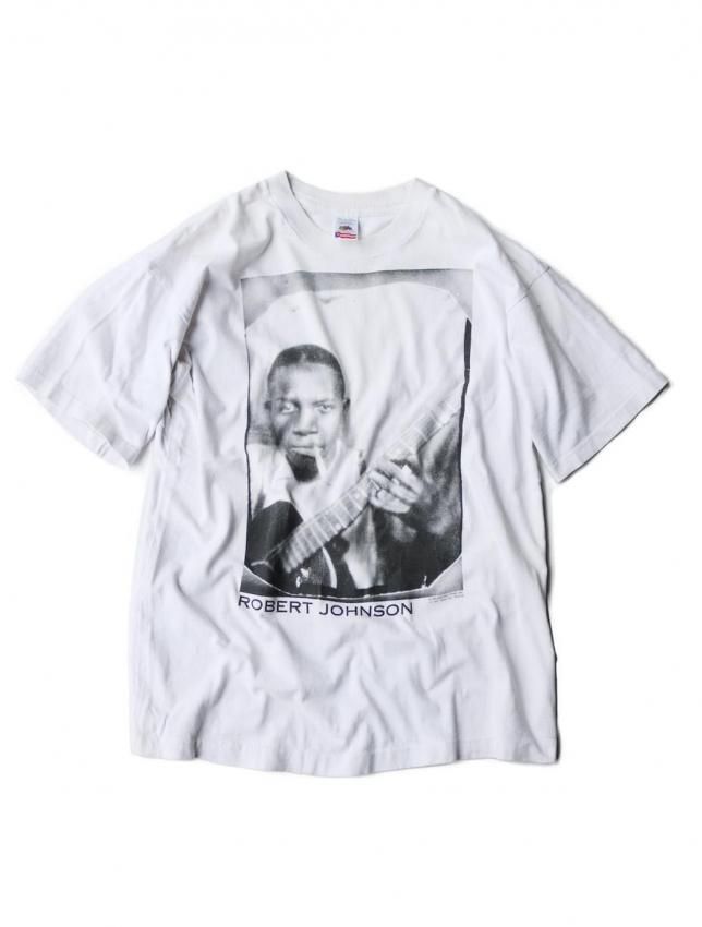 貴重！ロバート・ジョンソン　ROBERT JOHNSON Tシャツ　ヴィンテージ 古着 90s USA製 Robert Johnson 「King of the Delta Blues