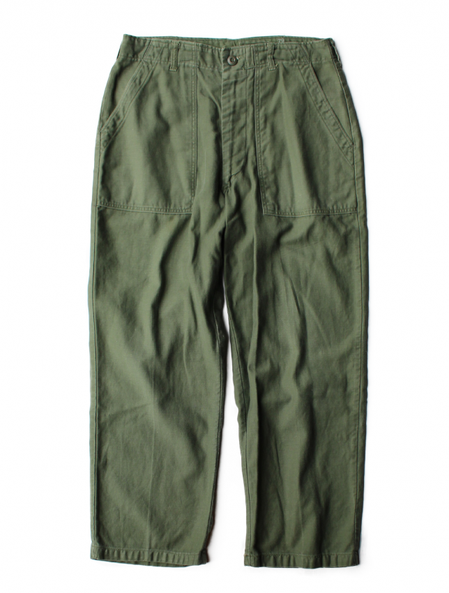 60s ビンテージ US ARMY ベイカーパンツ W36 OG-107 60s US ARMY UTILITY TROUSERS | OG107 ベイカーパンツ - MATIN