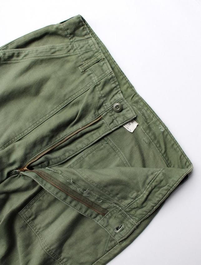 60s US ARMY UTILITY TROUSERS | OG107 ベイカーパンツ - MATIN