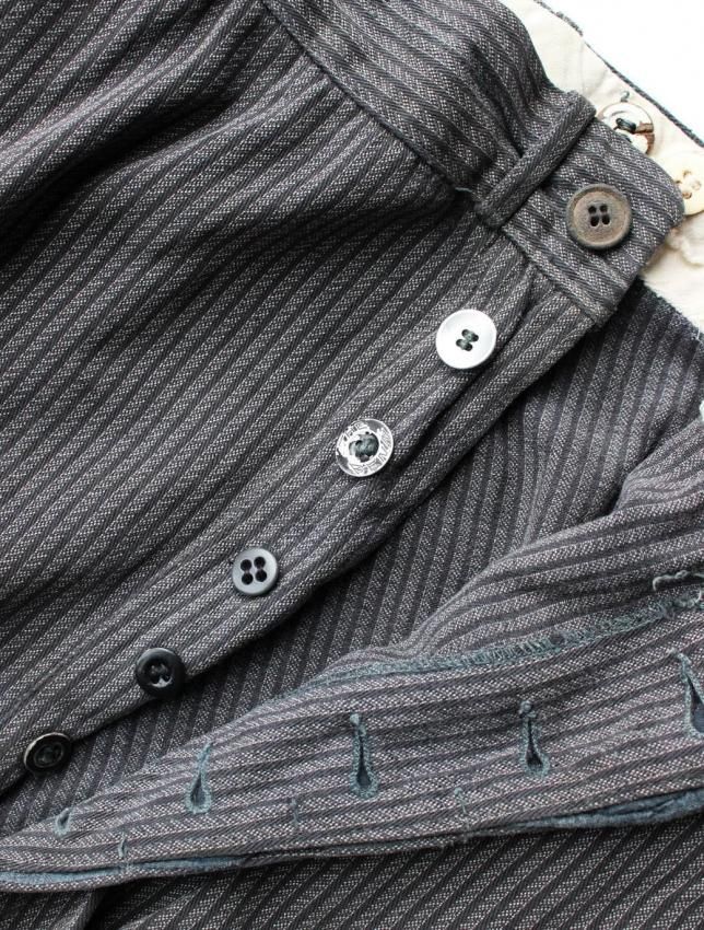 30sコーンファブリックストライプワークトラウザー|W38 - MATIN