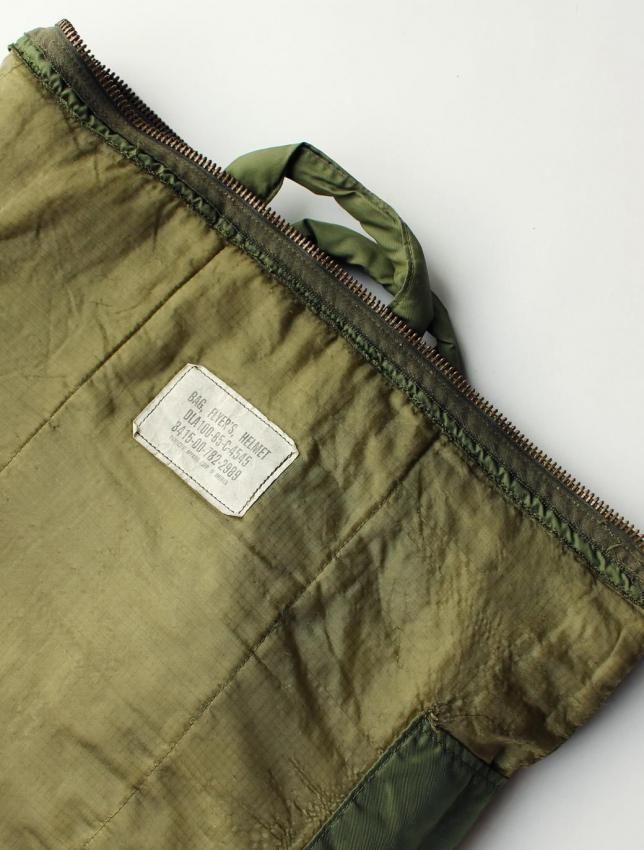 80s USAF ヘルメットバッグ SCOVILLジッパー 80s USAF ヘルメットバッグ | SCOVILLジッパー - MATIN, VINTAGE