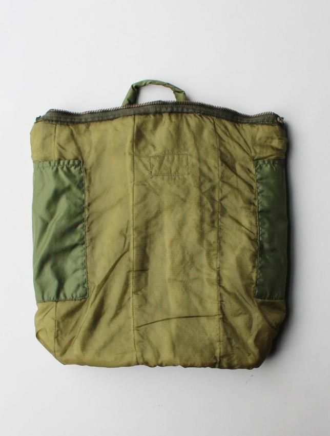 80s USAF ヘルメットバッグ　SCOVILLジッパー 80s USAF ヘルメットバッグ | SCOVILLジッパー - MATIN, VINTAGE