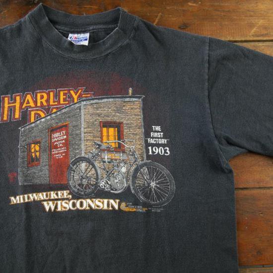 80s HARLEY DAVIDSON T-SHIRT - MATIN, VINTAGE OUTFITTERS ビンテージ古着 富山