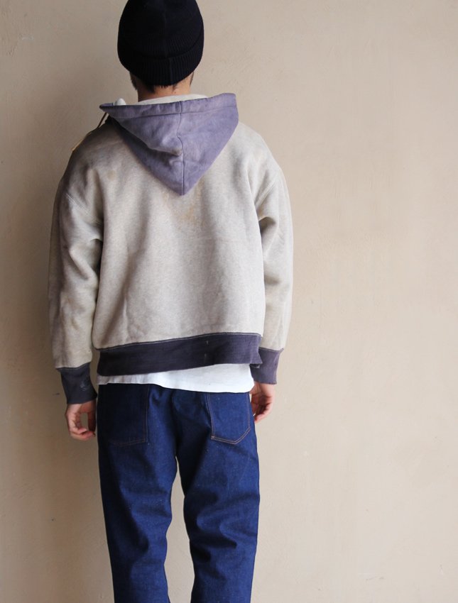 TWO TONE AFTER HOODIE SWEAT SHIRT - MATIN, VINTAGE OUTFITTERS