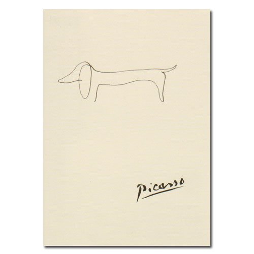 ポストカード ピカソ 「犬」 - 名古屋市美術館 ミュージアムショップ