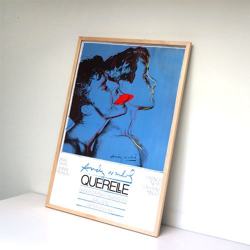 SALE】額付きポスター ウォーホル「Querelle Blue (1983)」 ※現品1点 ...