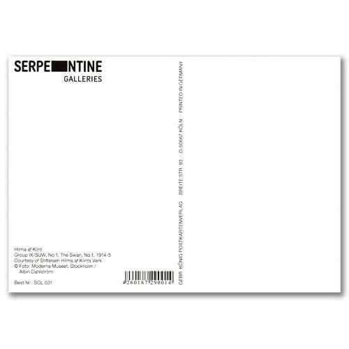 ポストカード アフ・クリント《白鳥、SUW シリーズ、グループ IX