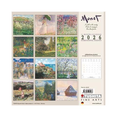 2026 カレンダー〈L〉 モネ 日傘