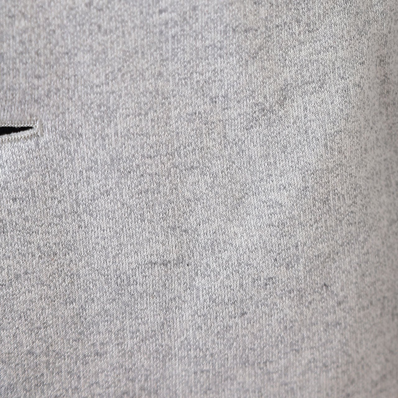 コットン吊り裏毛ジャケット（ヘザーグレー/XSサイズ）の表地