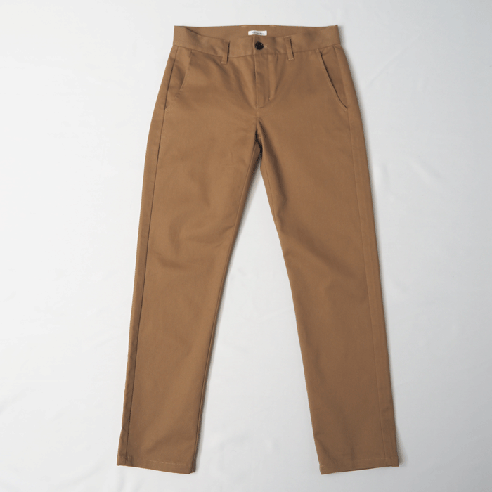 レトロピクスのコットンツイルチノパンツ(ベージュ・XS)