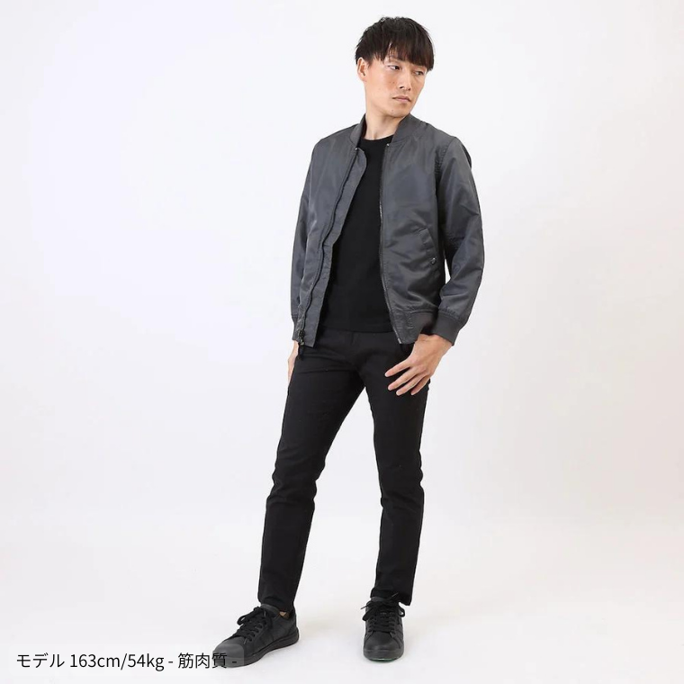 小柄・低身長な男性のためのMA-1ジャケット(カーキ・ネイビー 小柄・低身長な男性のためのMA-1ジャケット(カーキ・ネイビー