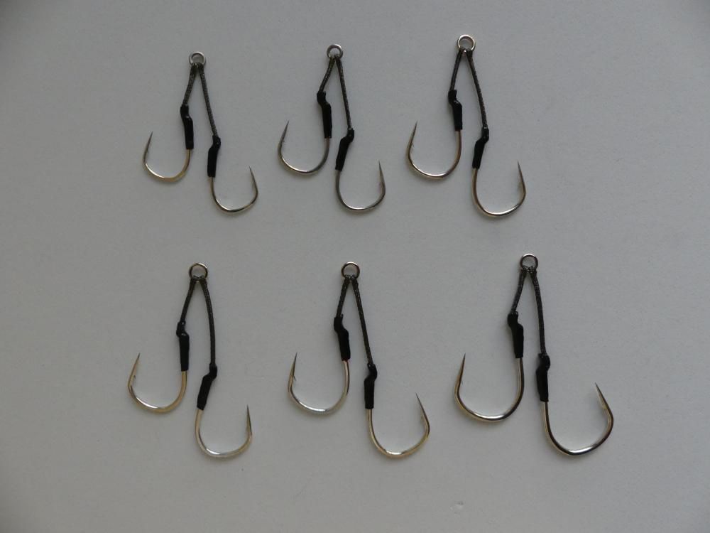 アシストフック ジガーライトホールド4/0 ミディアム ブリ ヒラマサ アシストフック ジガーライトホールド4/0 ダブル ツイン ライト