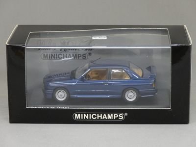 1/43 ミニチャンプス BMW M3 (E30) （ブルー） - ミニカーショップ