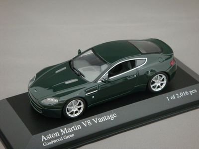 1/43 ミニチャンプス アストンマーチン V8 Vantage 2005 （グリーン