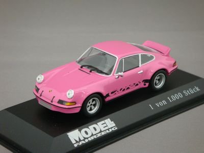 1/43 ポルシェ 911 カレラ 1973 （ピンク） MODEL FAHRZEUG 